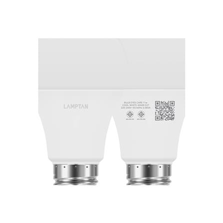 หลอด LED LAMPTAN EYES CARE 11 วัตต์ COOL WHITE E27_6