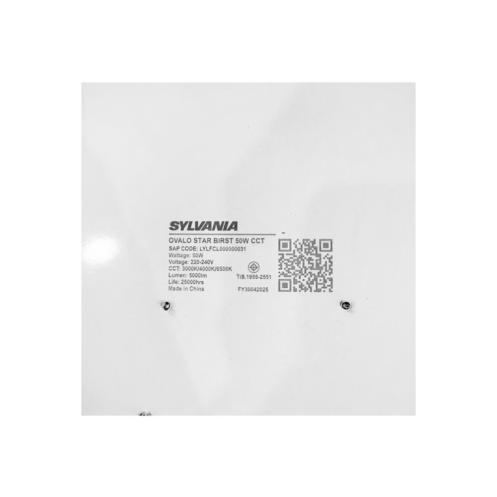 ไฟเพดาน LED SYLVANIA STAR BIRST 19 นิ้ว 50 วัตต์ DAYLIGHT/COOL WHITE/WARM WHITE สีขาว