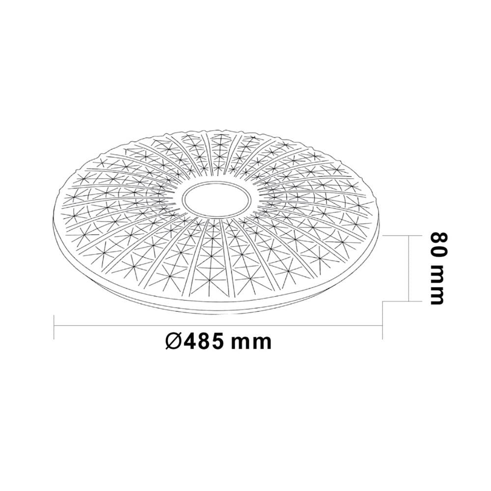 ไฟเพดาน LED SYLVANIA STAR BIRST 19 นิ้ว 50 วัตต์ DAYLIGHT/COOL WHITE/WARM WHITE สีขาว