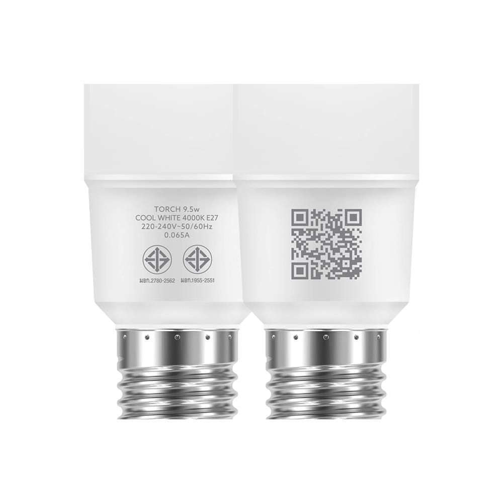 หลอด LED TORCH LAMPTAN 9.5 วัตต์ COOL WHITE E27