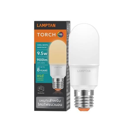 หลอด LED TORCH LAMPTAN 9.5 วัตต์ COOL WHITE E27_2