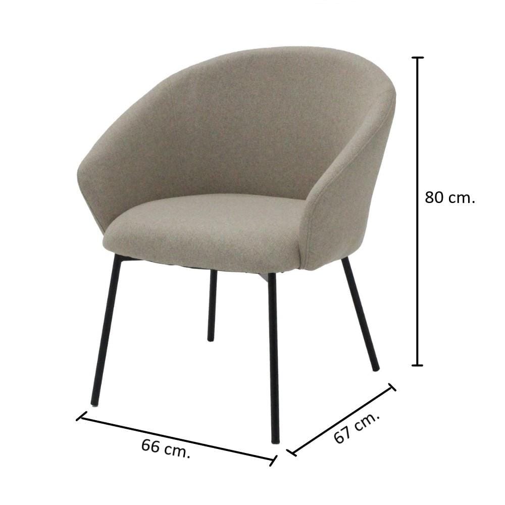 เก้าอี้ทานข้าว SB FURNITURE VELLAY 19233959 สีน้ำตาล
