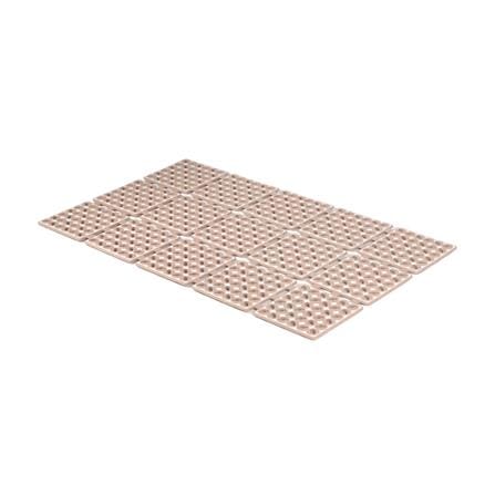 แผ่นกันลื่น HOME LIVING STYLE WAFFLE 40X66 ซม. สีกากี_3