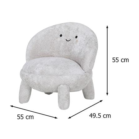 ARMCHAIR เด็ก FURDINI KEYANI สีเทาอ่อน_10