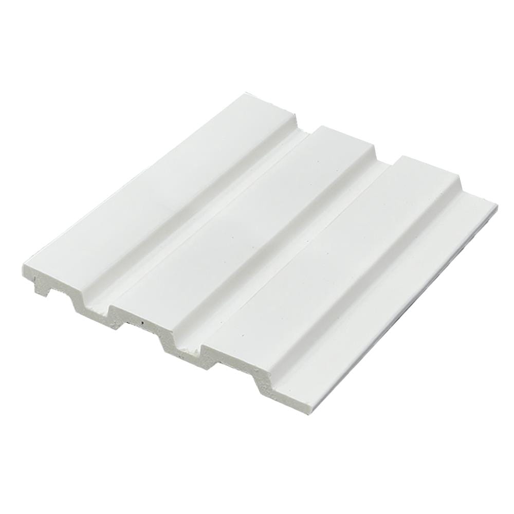 แผ่นผนัง PS LINEDEKOR DL001-18 12x1.2x300 ซม. สีขาว