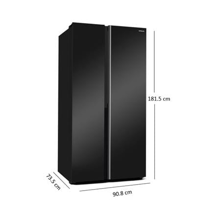 ตู้เย็น SIDE BY SIDE HITACHI HRSN9713ESUTH 23.2 คิว อินเวอร์เตอร์ สี MIDNIGHT SHINE_9