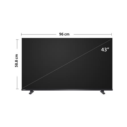 ทีวีแอลอีดี 43 นิ้ว TOSHIBA (FULL HD, LED, VIDAA) 43E31RP_10