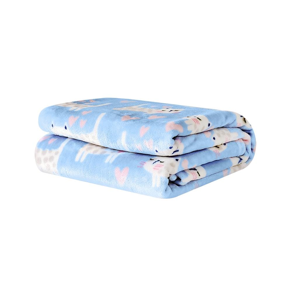 ผ้าห่ม SNAZZ NEKO 50x60 นิ้ว สี BLUE_1