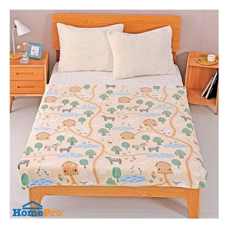 ผ้าห่ม SNAZZ LITTLE FARM 50x60 นิ้ว สี BROWN_6