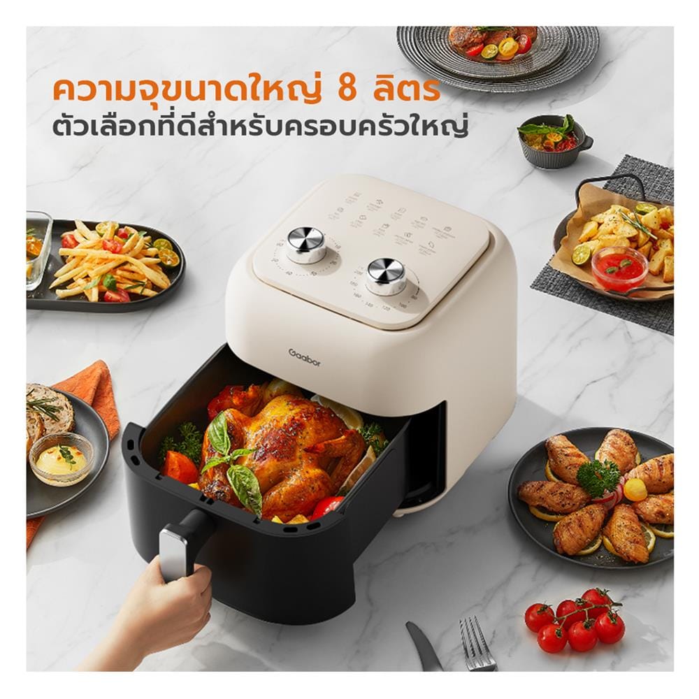 หม้อทอด GAABOR AF-80M01A 8 ลิตร