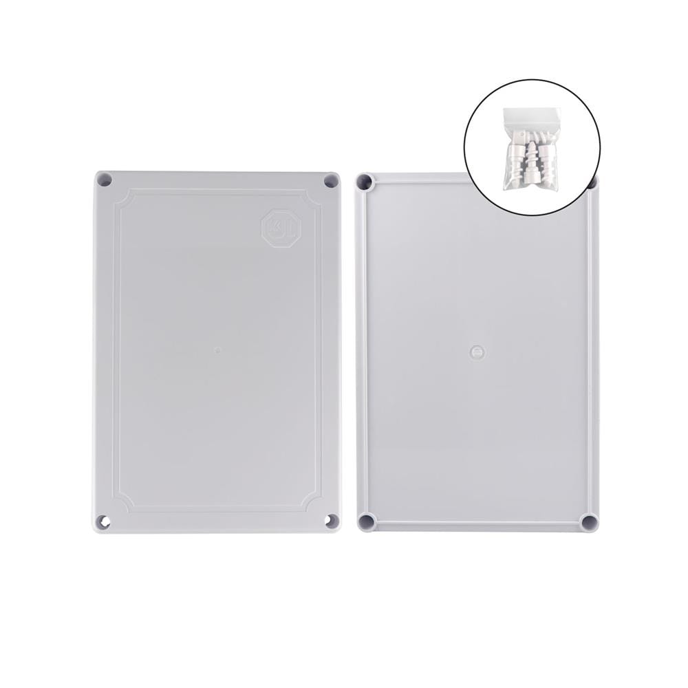 กล่องพลาสติกกันน้ำ KJL KJL207 8x12 นิ้ว สีขาว