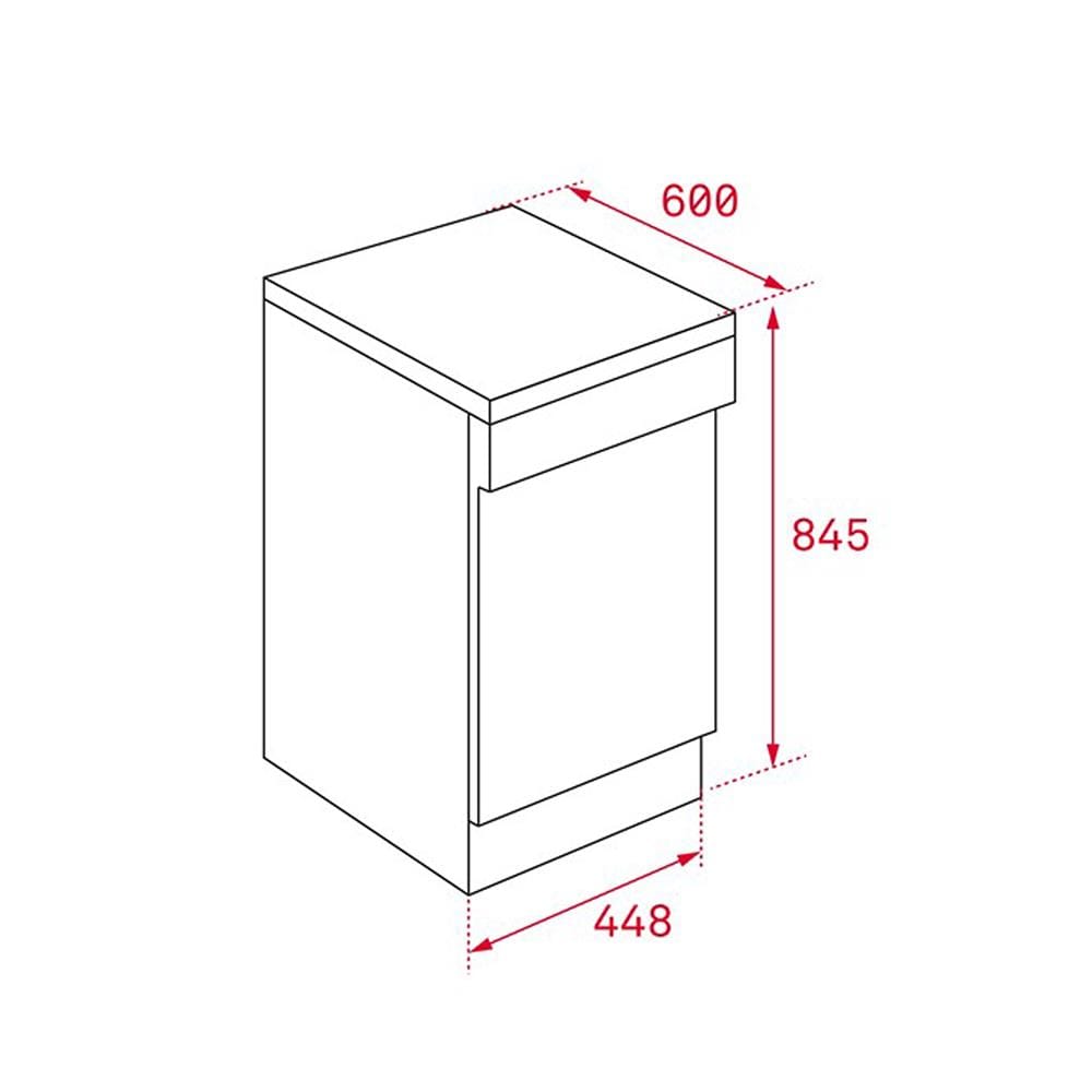 เครื่องล้างจานตั้งพื้น TEKA LP8 410 SS