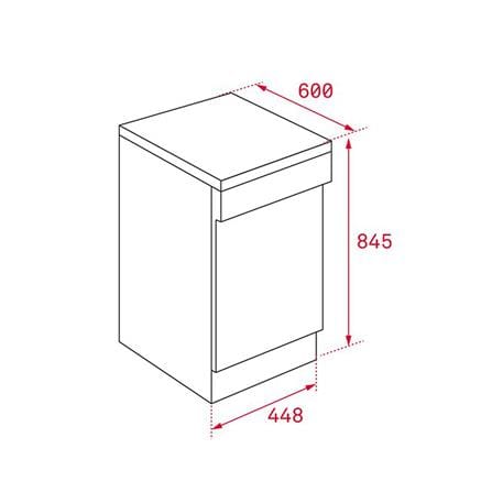 เครื่องล้างจานตั้งพื้น TEKA LP8 410 SS_5
