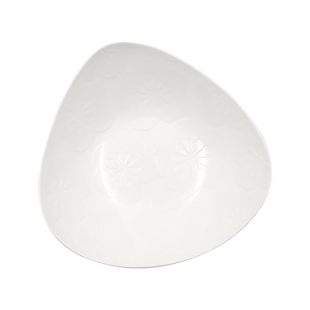 จานบัวเหลี่ยม PORCELAIN 7.5 นิ้ว KECH HANA