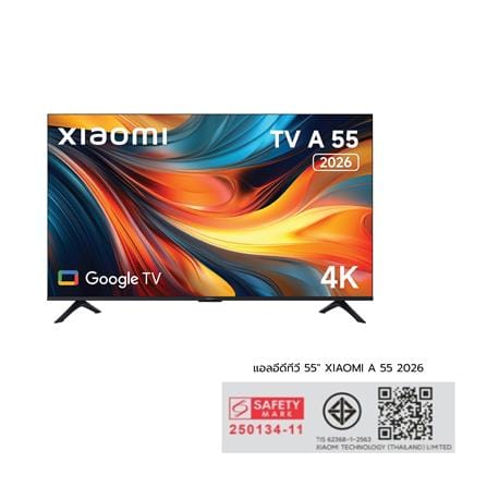 ทีวีแอลอีดี 55 นิ้ว XIAOMI (4K, LED, GOOGLE TV) A 55 2026_4