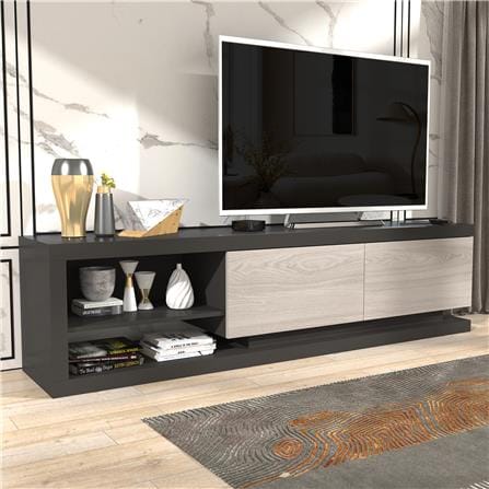 ตู้วางทีวี TOMATO HOME DOLCE 180 ซม. สีเทา_2