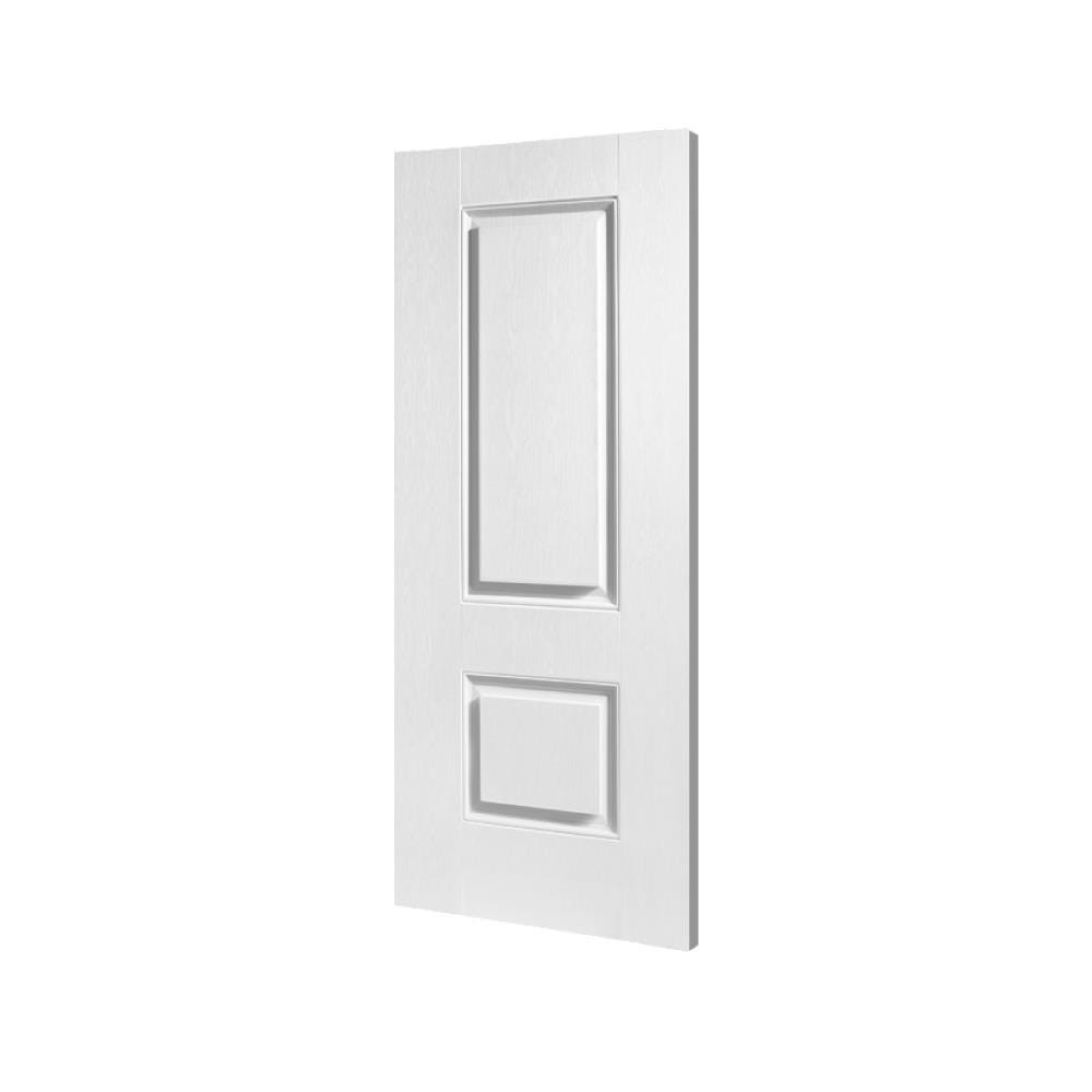 ประตูภายนอก UPVC ไม่เจาะลูกบิด ECO-DOOR UPVC2 90x200 ซม. สีขาว