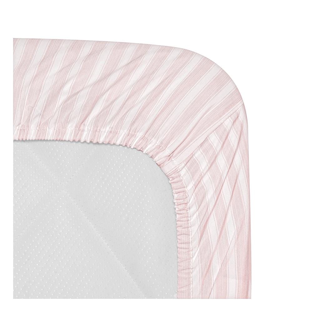 ชุดผ้าปูที่นอน 5 ฟุต (ชุด 3 ชิ้น)  HOME LIVING STYLE LINEA สี PINK