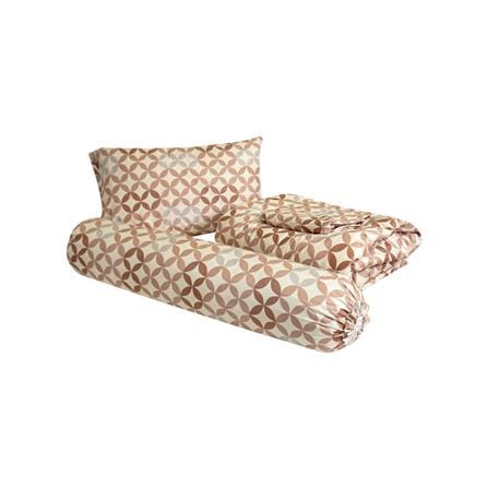 ชุดผ้าปูที่นอน 3.5 ฟุต (ชุด 4 ชิ้น) HOME LIVING STYLE MOTION สี BROWN_2