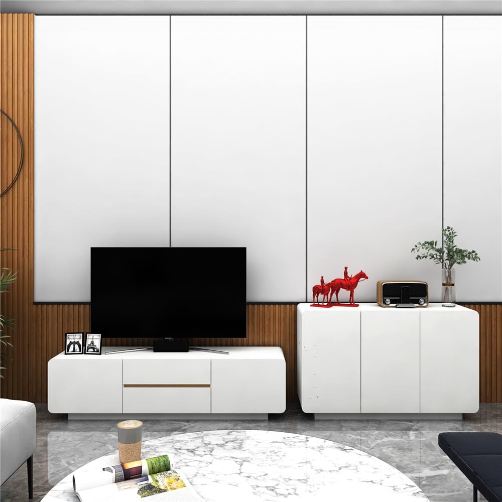 ตู้วางทีวี TOMATO HOME DESIRE 160 ซม. สีขาว