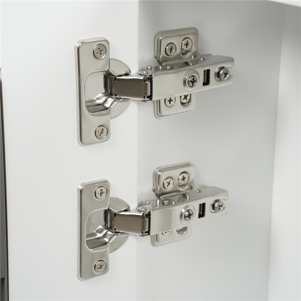ตู้กระจก PVC MOYA VC-M2406 สีขาว