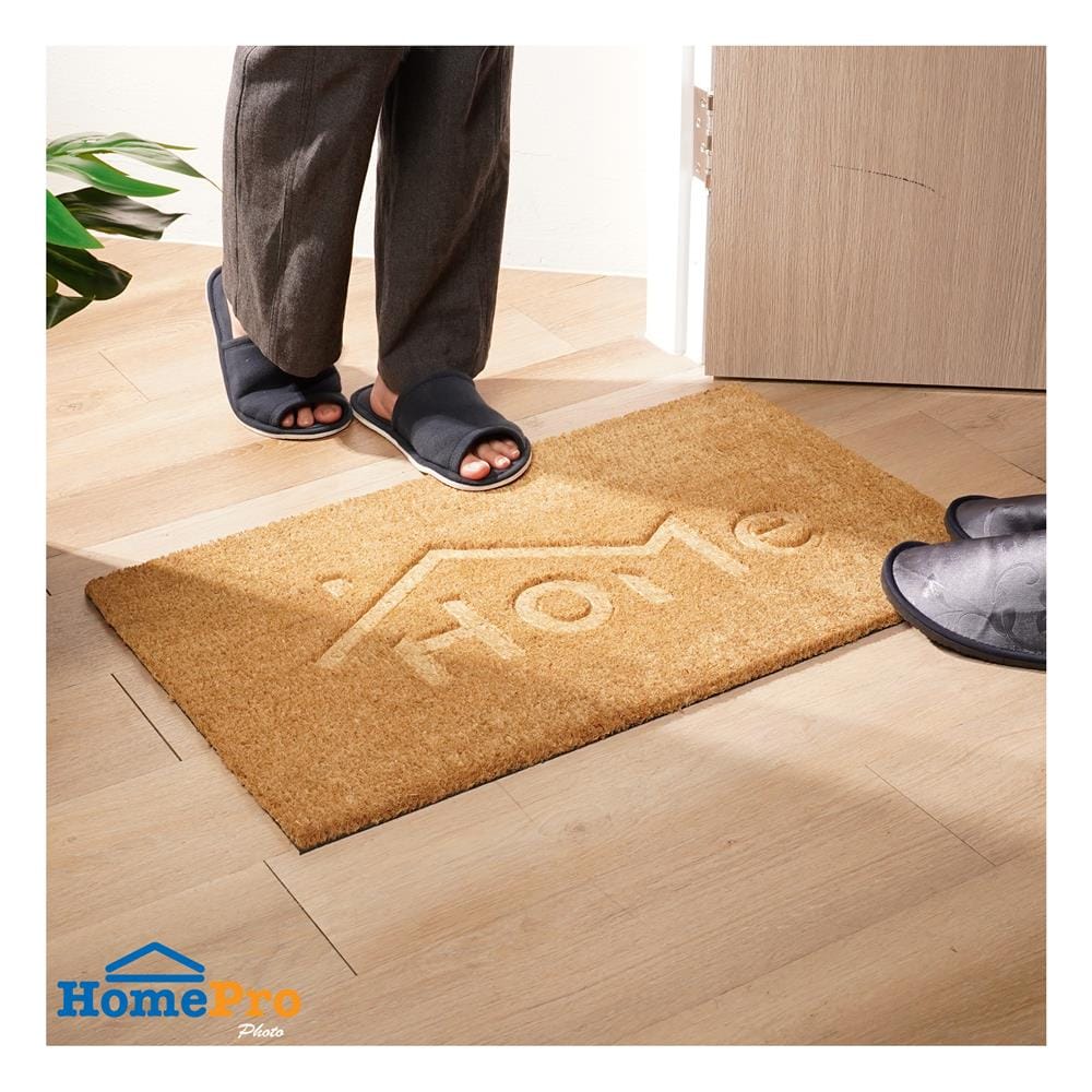 พรมกากมะพร้าว HOME LIVING STYLE HOME 45X75 ซม. สีน้ำตาล