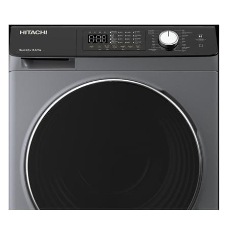เครื่องซักอบผ้าฝาหน้า HITACHI BD-D1054HVOS 10.5/7 กก. 1400RPM อินเวอร์เตอร์ สีเทา_4