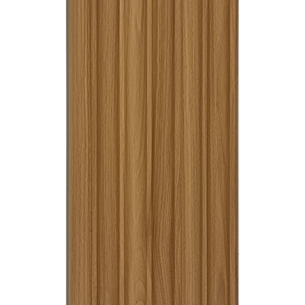 แผ่นผนัง PVC INOVAR FLOOR WPG885A 14.7x1.9x240 ซม. สี THAI TEAK