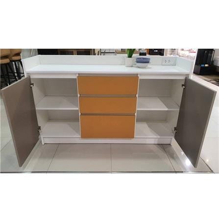 ตู้เตี้ย SB FURNITURE HAVEN 19211478 160 ซม. สีขาว_2