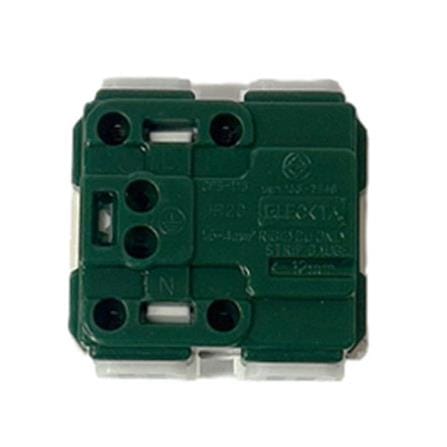 เต้ารับเดี่ยว 3 ขา 1.5 ช่อง ELECKTA BASIC CPS-113 สีขาว_3