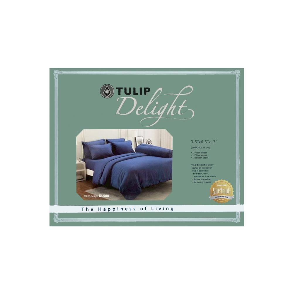 ชุดผ้าปูที่นอน 3.5 ฟุต (ชุด 3 ชิ้น) TULIP DELIGHT 60058-DL588