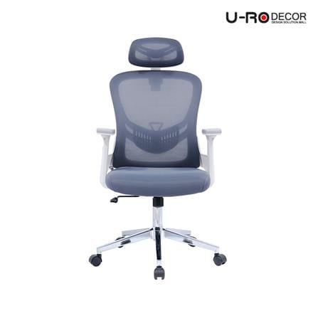 เก้าอี้สำนักงาน U-RODECOR GENEVA สีเทา_1