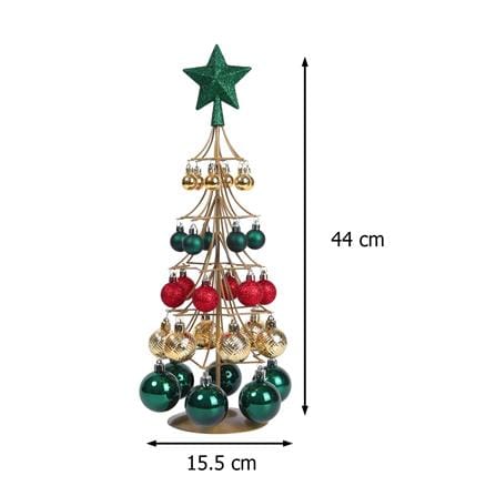 ต้นคริสต์มาสบอล STAR HOME LIVING STYLE 15.5x44 ซม. หลากสี_5