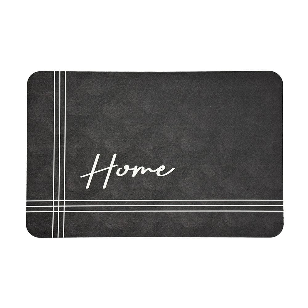 พรมพียู HOME LIVING STYLE HOME 45x70 ซม. สีดำ