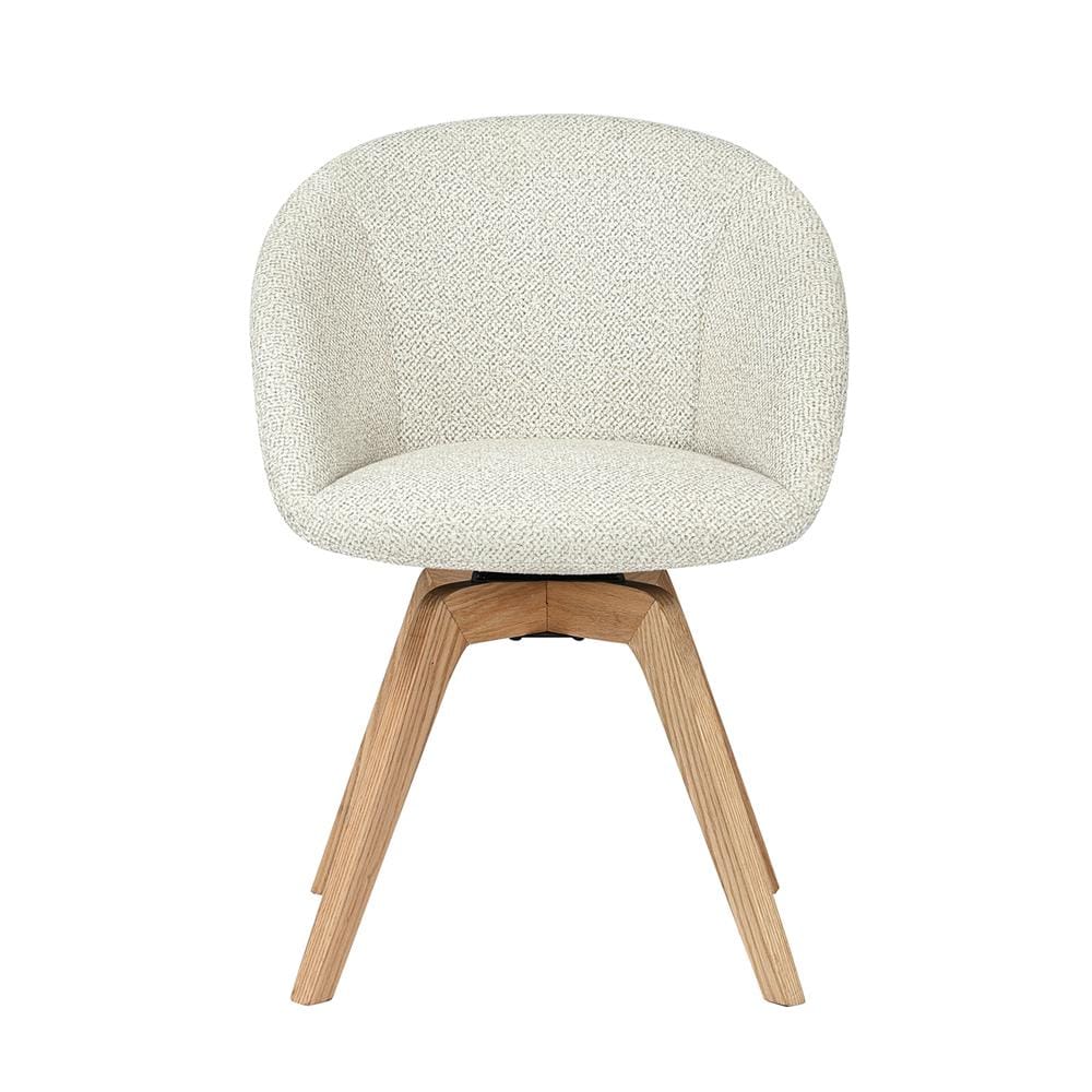 เก้าอี้ทานข้าวหมุนได้ FURDINI MIRA สีเบจ
