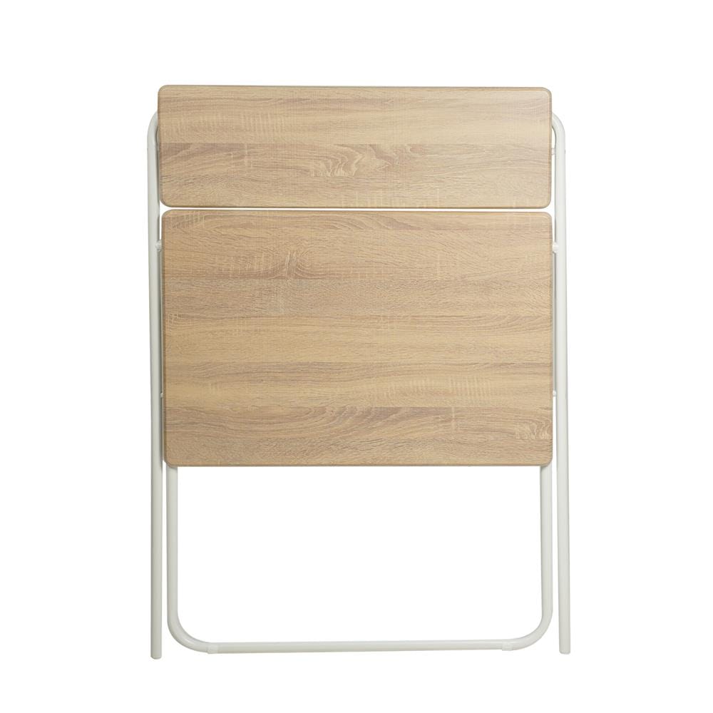 โต๊ะพับ FURDINI MEGAN MDF 80.5 ซม. สีโอ๊ค/ขาว