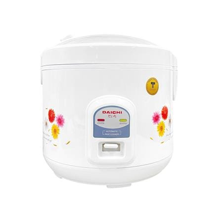 หม้อหุงข้าวอุ่นทิพย์ DAICHI MRC-181 1.8 ลิตร สีขาว-ลายดอกไม้_0