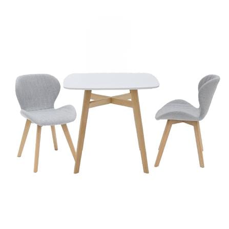 ชุดโต๊ะทานข้าว 2 ที่นั่ง SB FURNITURE JANORA-A80&YEARLING 59062971 สีขาว_0