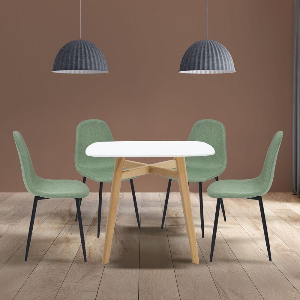 ชุดโต๊ะทานข้าว 4 ที่นั่ง SB FURNITURE JANORA&LALADA 59062994 สีขาว