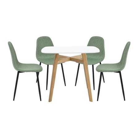 ชุดโต๊ะทานข้าว 4 ที่นั่ง SB FURNITURE JANORA&LALADA 59062994 สีขาว_0