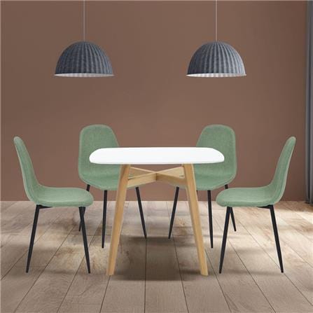 ชุดโต๊ะทานข้าว 4 ที่นั่ง SB FURNITURE JANORA&LALADA 59062994 สีขาว_3