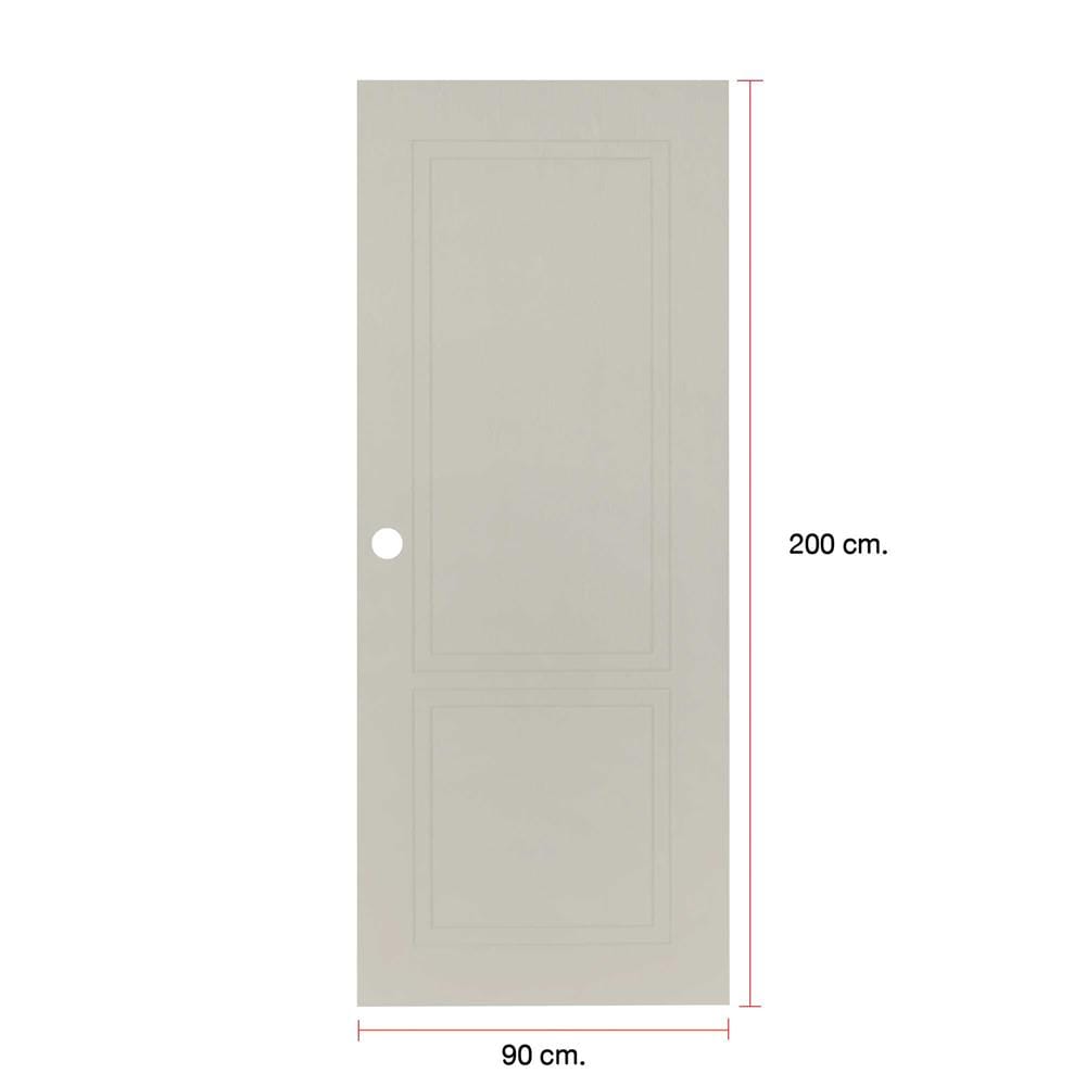 ประตูภายนอก UPVC MODERNWOOD MWN025 90x200 ซม. สีเบจ