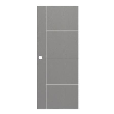 ประตูภายนอก UPVC MODERNWOOD MWNR004 90x200 ซม. สีเทา