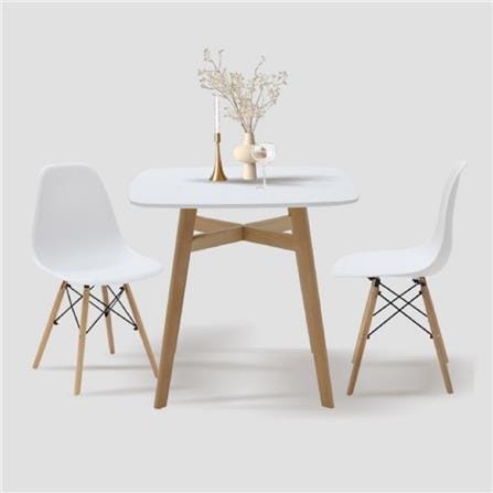 ชุดโต๊ะทานข้าว 2 ที่นั่ง SB FURNITURE JANORA-A80&JOTO 59062964 สีขาว_5