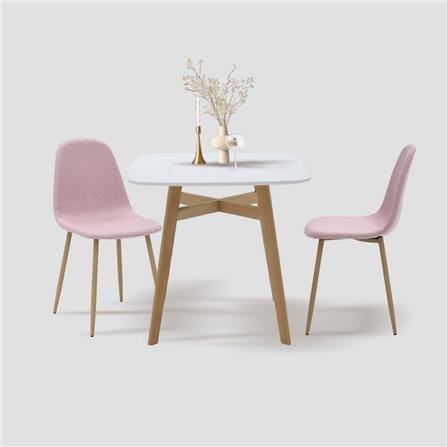ชุดโต๊ะทานข้าว 2 ที่นั่ง SB FURNITURE JANORA-A80&LASTA 59062968 สีขาว_5