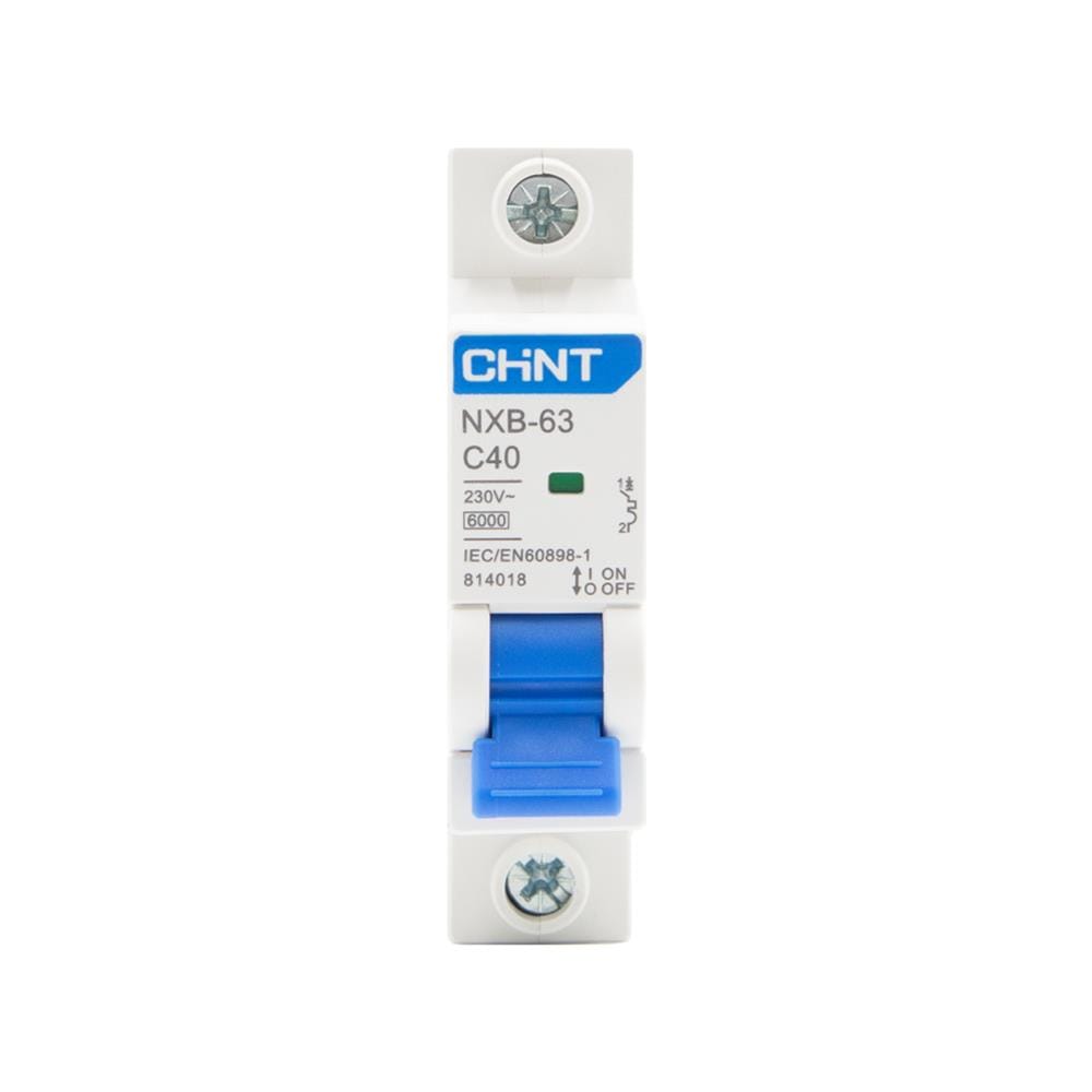 เซอร์กิตเบรกเกอร์ 40 แอมป์ 1 โพล 6KA CHINT NXB-63