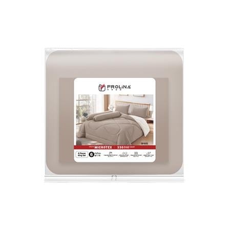 ชุดผ้าปูที่นอน 6 ฟุต (ชุด 6 ชิ้น) FROLINA MICROTEX SF035_3