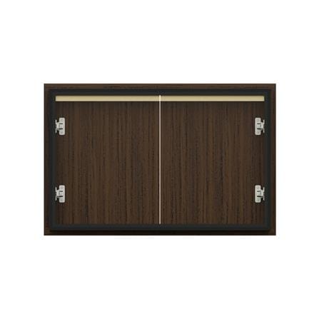 บานใต้เตา JUPITER JUVENTAS 87x57 ซม. สี DARK TEAK_2
