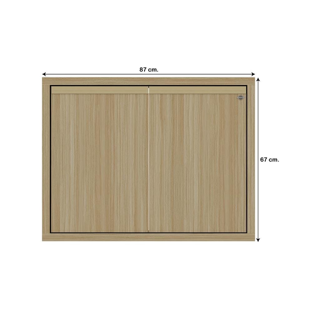บานซิงค์คู่เรียบ JUPITER JUVENTAS 87x67 ซม. สี WOODS