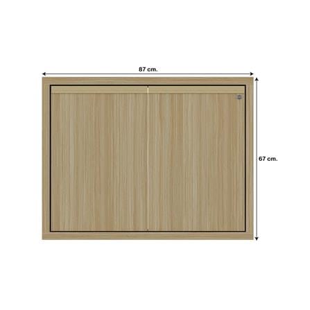 บานซิงค์คู่เรียบ JUPITER JUVENTAS 87x67 ซม. สี WOODS_5